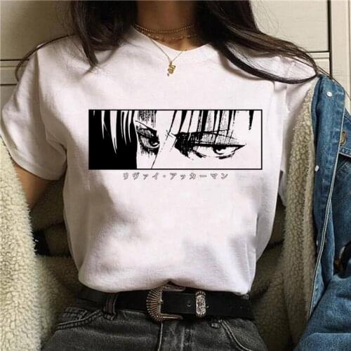 Attack on Titan Shingeki No Kyojin tshirt women vintage tumblr ulzzang kawaii print top tees aesthetic tumblr