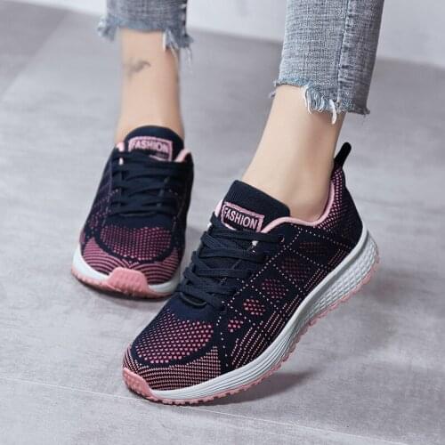 Sneakers Women Sport Shoes Woman Running Shoes Outdoor Summer Breathable Walking Jogging Trainers Black Hot Sale Casual Footwear