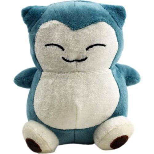 TAKARA TOMY Pokemon 15cm Snorlax Plush Toys Doll Snorlax Plush Soft Stuffed Toys Gifts for Children Kids