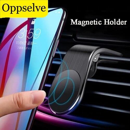 Magnetic Car Phone Holder Car Mount Stand Air Vent Clip Mount for iPhone 12 11 Pro Max XR XS Car Mobile Stand For Huawei P40 P30