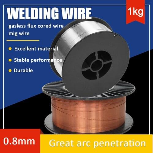 Mig welds Gasless E71T-GS Flux Cored Wire Gas Shield Gas Carbon Steel Welding Material Solid Wire 0.6-1.0mm