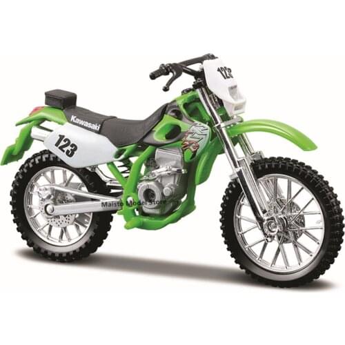 Maisto 1:18 scale Kawasaki KLX 250SR motorcycle replicas with authentic details motorcycle Model collection gift toy