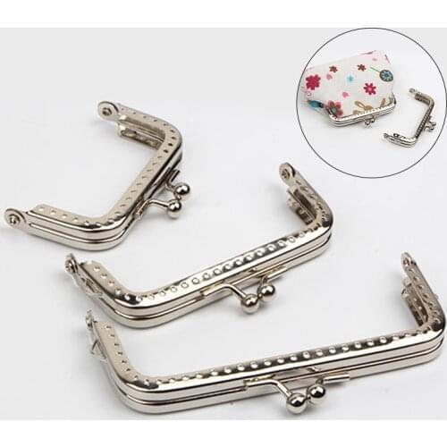 Multi Sizes Styles Metal Frame for Purse Handle Clutch Bag Handbag Accessories Making Purse Clasp Lock Metal Clasp Bags Hardware