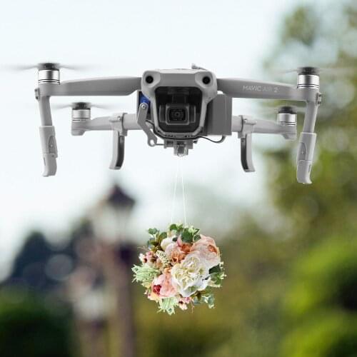 Professional Airdrop System Drone Clip Wedding Dispenser Thrower Proposal Delivery Device Transport Device for DJI Mavic Air 2