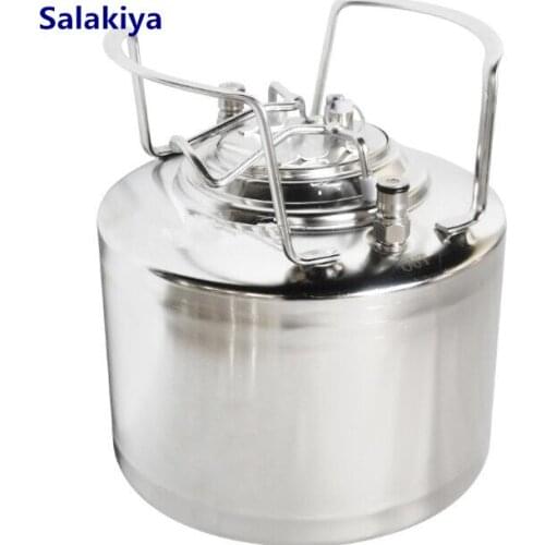 12L Mini Beer Tank, Brew Beer Keg,Sanitary Stainless Steel 304