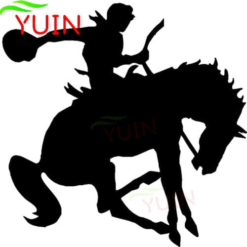 Horse Riding Sports High Quality Car Sticker Fashion Chuang Decoration Personality PVC Waterproof Decals Can Be Customized Color