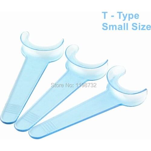 Dental Equipments T Type Intraoral Cheek Lip Retractor Teeth Whitening Mouth Opener Small Size Dentist Materials Tools