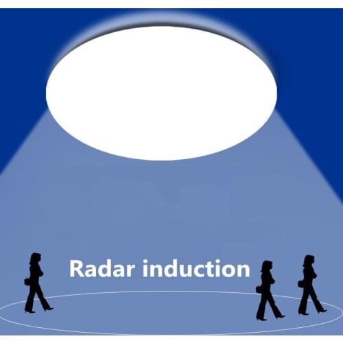 24W 18W 12W night light LED ceiling light bedroom bathroom light with motion sensor PIR corridor 85-265V human body induction