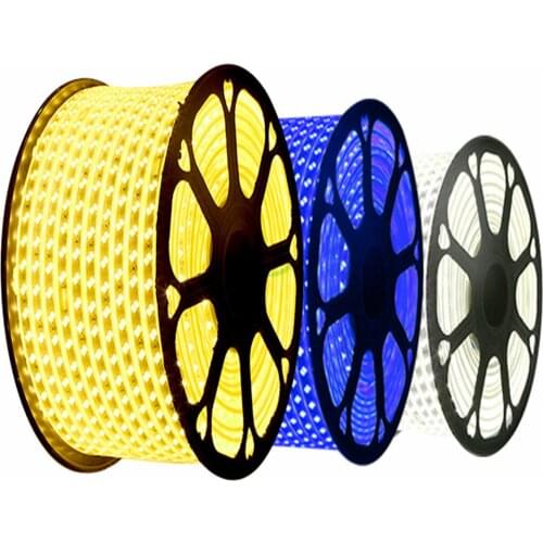 IP68 Changing color LED Strip 220V Flexible LED Light 5730 LED Rope Lights Warm + Cool white / Warm White + Blue light bar EU