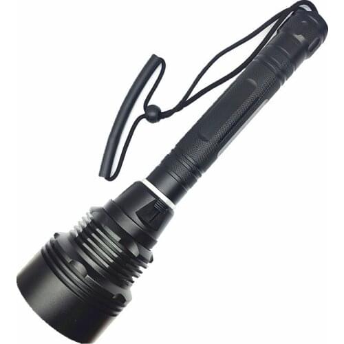 40W XHP90.2 LED Scuba Diving Torch Underwater 100m Diver Flashlight 3X26650 Submarine Lamp 1Mode Spearfishing Light