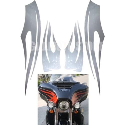 Flame Decals Fairing Vinyls Stickers For Harley Touring Street Glide Electra Glide Ultra Classic Trike models