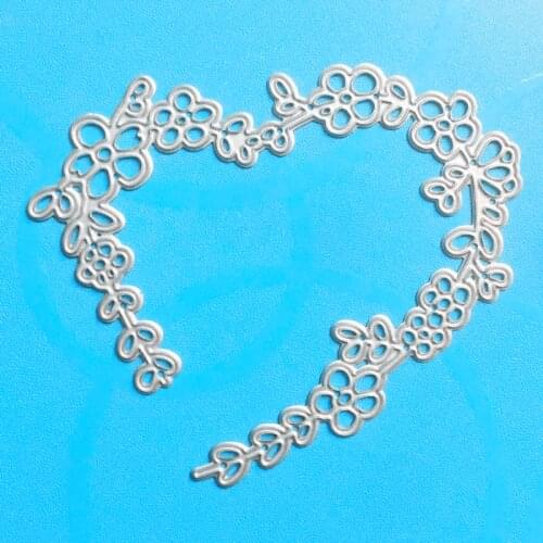 YLCD1033 Flower Circle Metal Cutting Dies For Scrapbooking Stencils DIY Album Cards Decoration Embossing Folder Die Cuts Tools