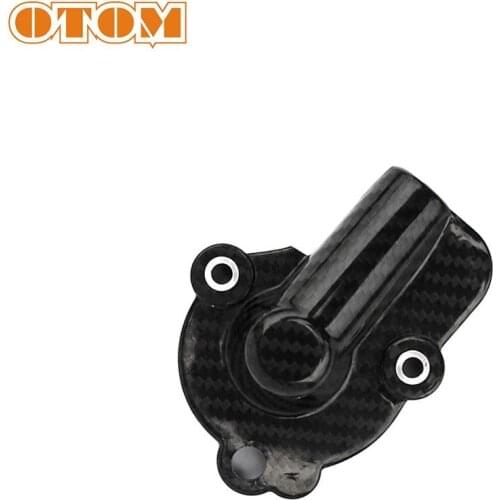 OTOM Water Pump Cover Guard Protector Motorcycle Dirt Bike Enduro Carbon Fiber Case For YAMAHA YZ250 YZ250X Engines Accessories