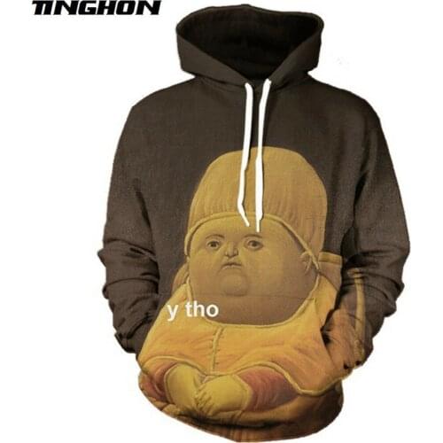 XS-7XL Summer Fashion Men Women T Shirt Y-THO Funny Cartoon 3D Print Harajuku Casual Hooded Jacket Hoodies Sweatshirts