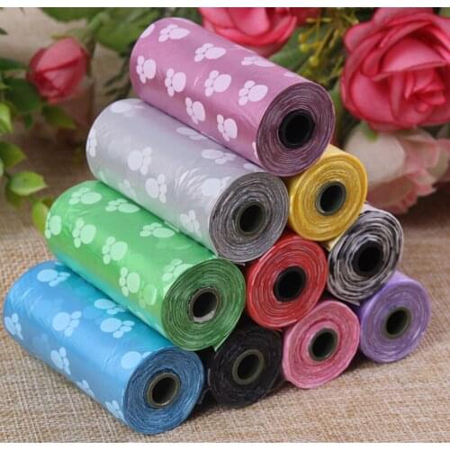 10Roll 150pcs Degradable Pet Waste Poop Bags Dog Cat Clean Up Refill Garbage Bag Dog Poop Bag Waste Bags Dispenser Outdoor Clean