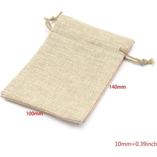40 Burlap Bags with Drawstring Gift Bags Jewelry Pouches Sacks for Wedding Party 203F