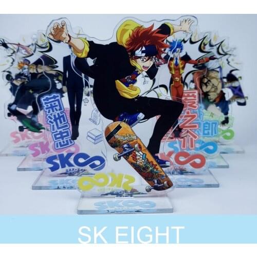 Anime SK EIGHT SK8 the Infinity Chinen Miya Kyan Reki Hasegawa Ranga Acrylic Stand Figure Model Toy Desktop Decor Cosplay