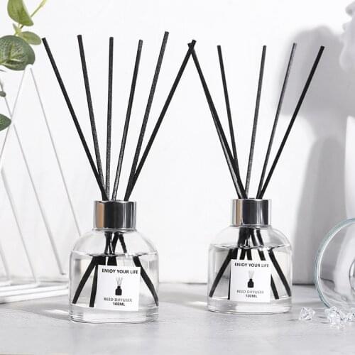 50ml/100ml Reed Diffuser Aromatherapy Home Fragrance for Space Apple Lemon Peach Rose Lavender Hilton White Tea Shangri-la Ocean