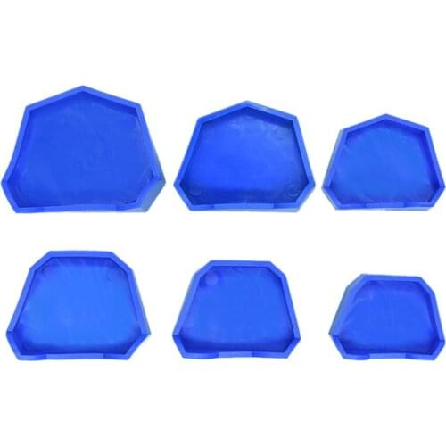 3 Size Dental Model Base Set Dental Mold Plaster Base Denture Tray Dental Lab Former Base Plaster Base Tray Mould Kit Oral Care