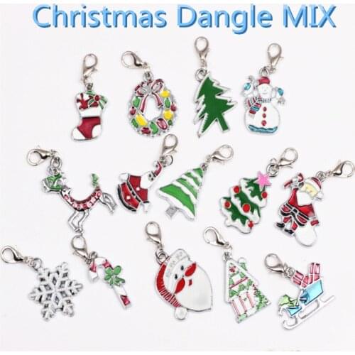Free Shipping) 20pcs/lot DIY Mix Christmas Dangle Charms For Memory Lockets Floating Wholesale CM468