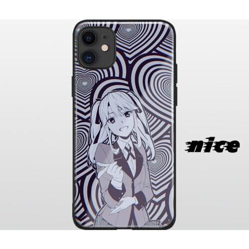 Mary Saotome Kakegurui Anime Glass Soft Silicone Phone Case FOR IPhone SE 6s 7 8 Plus X XR XS 11 12 Mini Pro Max Cover Shell
