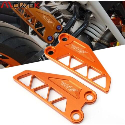 For KTM DUKE 390 250 Duke 390 250 2017-2019 High quality Motorcycle Accessories Foot Peg Heel Plates Guard Protector