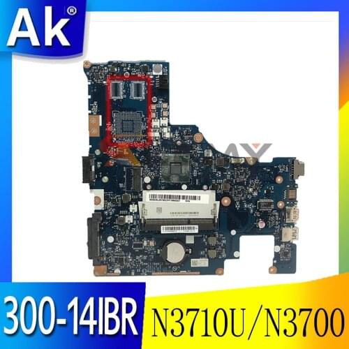 For Lenovo Ideapad 300-14IBR Laptop Motherboard CPU N3710U / N3700 Number NM-A471 100% Test Ok
