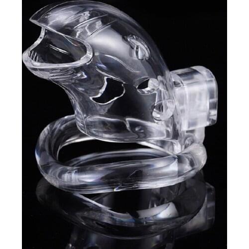 2020 New Penis Ring Male Chastity Device Cock Cage With 3 Size Rings Brass Lock Restraint Penis BDSM penis Cage Sex Toys For Men