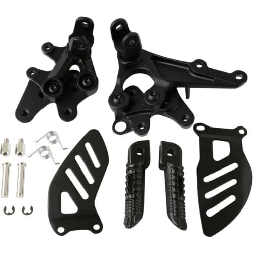 Motorcycle Front Footrest Set Foot Pegs For Suzuki GSXR1000 GSXR 1000 2005-2008 2007 2006
