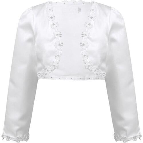 Baby Girl Clothing Flower Girls Princess Short Cape Kids Communion Wedding Party Dress Boleros Outerwear Shawl Children Jacket