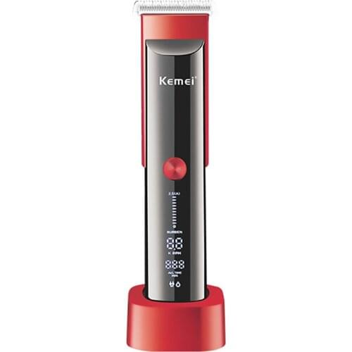 Cord cordless LCD hair clipper professional hair trimmer for men electric beard precision hair cutting machine haircut 5 speed