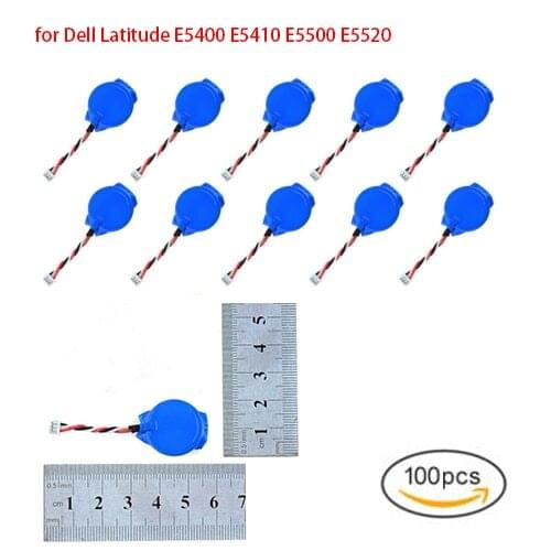 100X CR2032 Laptop Motherboard BIOS CMOS RTC Battery GC02000KH00 For Dell Latitude E6400 E6410 E6500 E6510 E5400 BACKUP Reserve