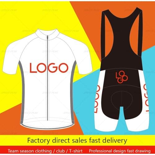 SPEED PEAK Man cycling maillot Cycling Jerseys Set Competition Grade Best Quality Custom Design Bicycle Bib pant mtb Equipment