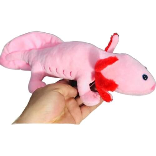 30cm New Pink Salamander Axolotl Plush Toy Cute Stuffed Wild Animal Plush Doll Birthday Gift Toy for Kids Home Room Decor