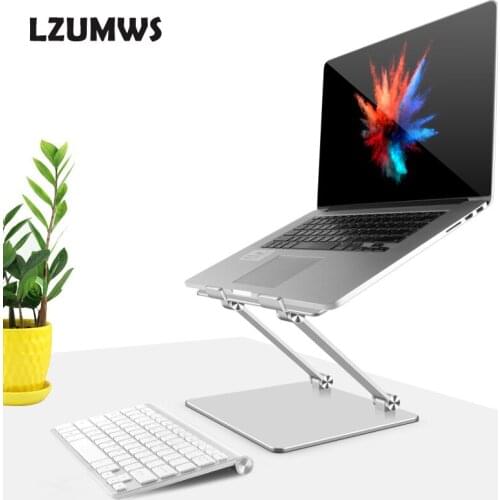 Notebook Stand Portable LZUMWS Laptop Stand Foldable Support for MacBook Computer Laptop Holder heat dissipation Bracket