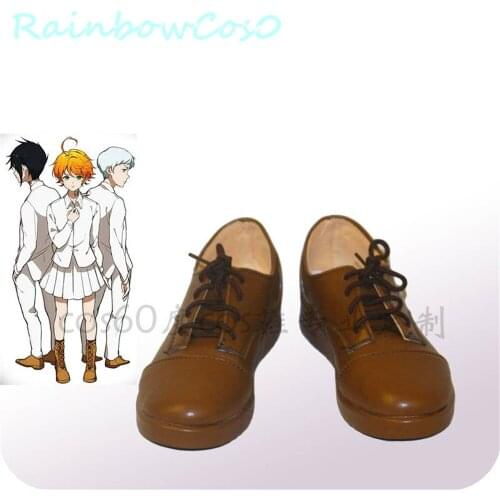 The Promised Neverland Norman Ray Isabella Cosplay Shoes Boots Game Anime Halloween RainbowCos0 W1377