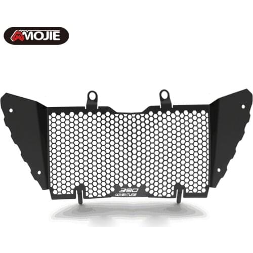 Silver black Adventure 390 Radiator Grille Guard/Cover/Protector 390 Adventure 2019 2020 2021