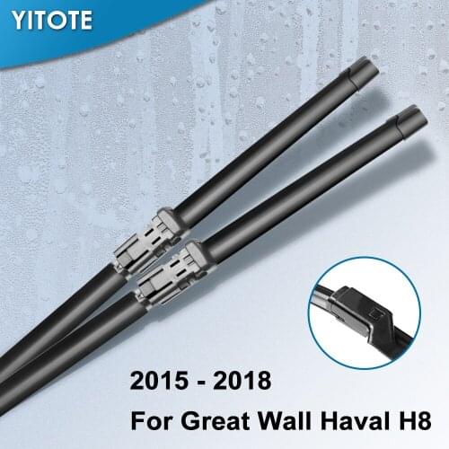 YITOTE Wiper Blades for Great Wall Haval H8 Fit Push Button Arms 2015 2016 2017 2018
