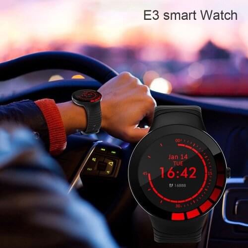 E3 Smart Watch Mens Smartwatch Waterproof IP68 Bluetooth 5.0 Sports Watch Wristband Heart Rate Blood Tracker Pressure Health