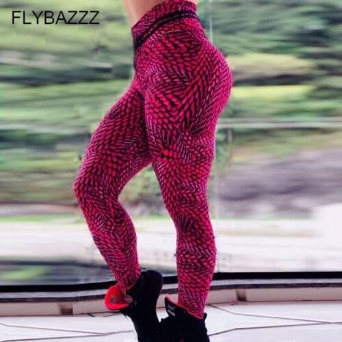 New Printed Womens High Waist Elastic Yoga Pants Leggings Fitness Workout Running Sports Pants Trousers Casual Womens Leggings