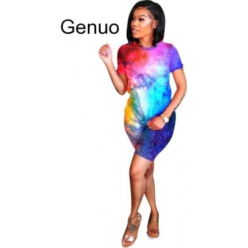 Women Sets Summer Tracksuits Fitness Tie-dye Print Tops+Pants Suit Two Piece Set Sexy Street Outfits 2 Pcs Female Outfit