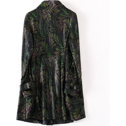 Natural Sheepskin Coat Female 100% Genuine Leather Jacket Women Winter Real Genuine Coat Floral Warm Outwear Hiver 2329