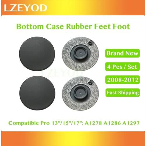 1Set New Bottom Case Rubber Feet Foot Pad For Macbook Pro 13" 15" 17" A1278 A1286 A1297 Rubber Feet 4 Pieces