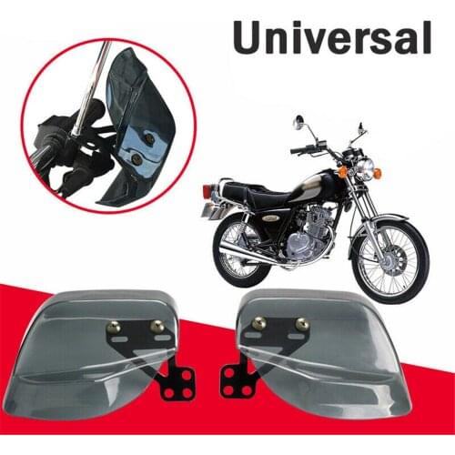1 Pair Universal Motorcycle Handlebars Hand Guard Shells Protector Kit For Rearview Mirror Base Windshield Cover