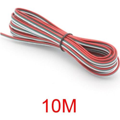 10M 3Pin LED Connector Cable Extention Wire For WS2812B WS2811 LED Strip Light Wire PVC Plastic Flexible
