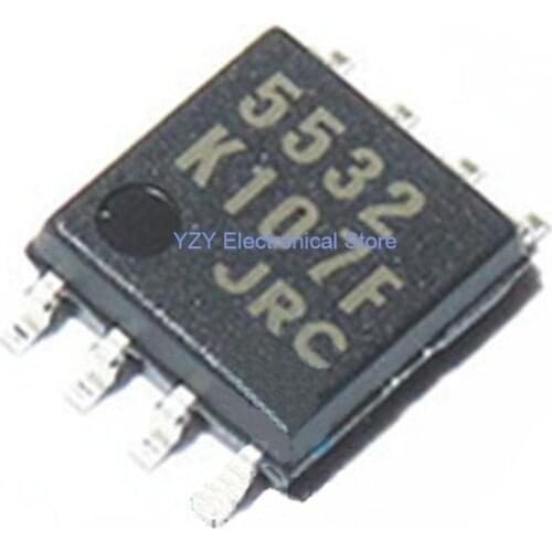 10PCS/LOT New NJM5532M SOP8 JRC5532 5532 SOP-8 Original IN stock Fast Shipping