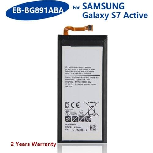 100% Genuine EB-BG891ABA Battery For Samsung Galaxy S7 Active EB-BG891ABA 4000mAh Mobile Phone New High Quality Batteries