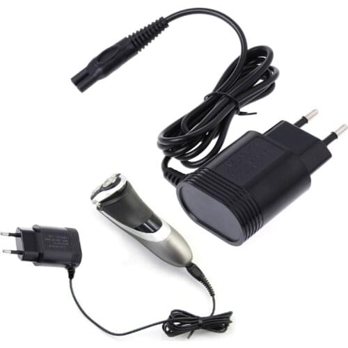 2-Prong Charger EU Plug Power Adapter for PHILIPS Shavers HQ8505/6070/6075/6090