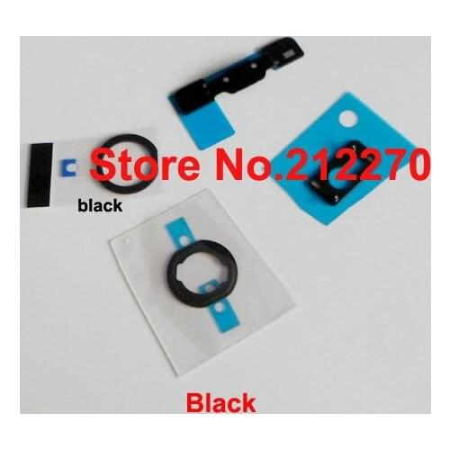 40pcs(40pcs=10set) Original New 4 in 1 Click Inner Home Button Rubber Gasket Front Camera Holder For iPad Air 5 Free Shipping