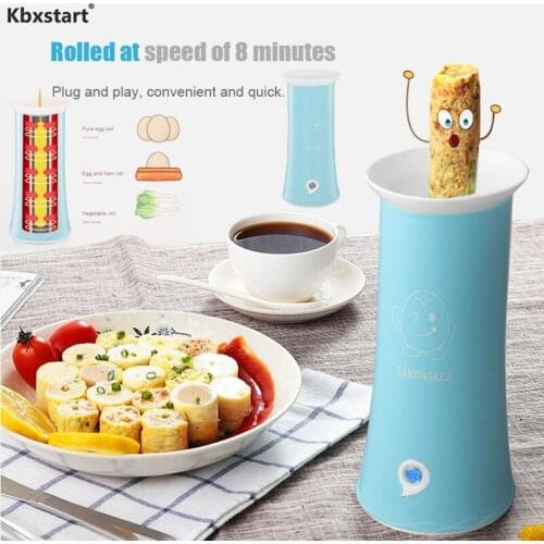 220V Omelette Automatic Multifunction Mini Egg Roll Maker Breakfast Maker Egg Boiler Master Sausage Machine Kitchen Egg Cooker